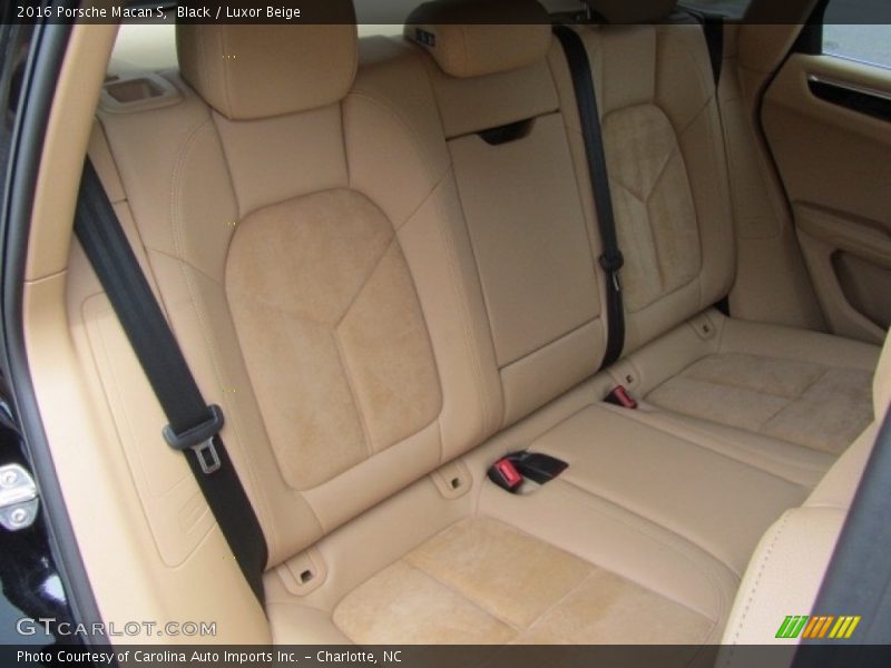 Black / Luxor Beige 2016 Porsche Macan S