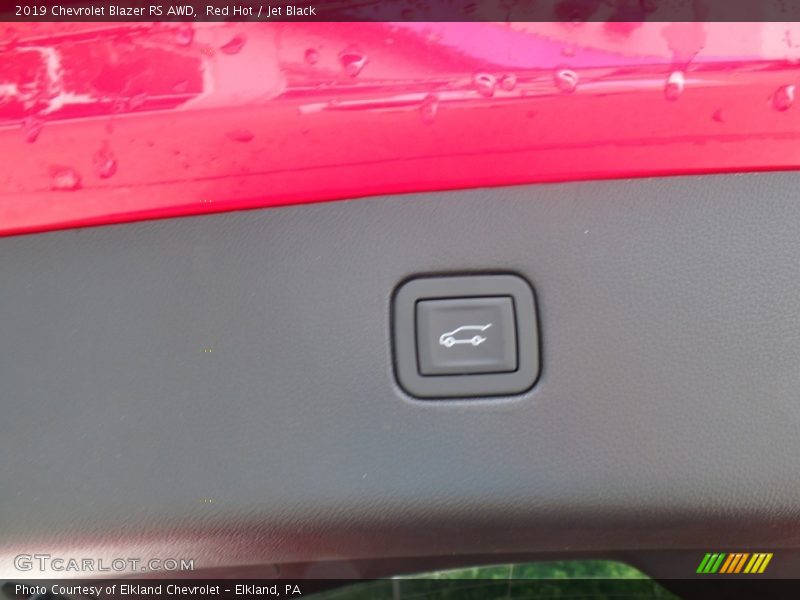Red Hot / Jet Black 2019 Chevrolet Blazer RS AWD