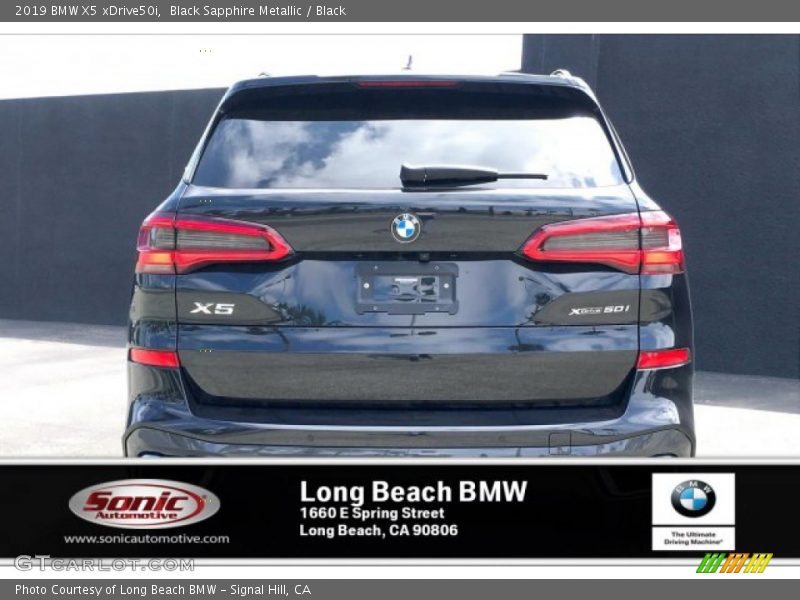 Black Sapphire Metallic / Black 2019 BMW X5 xDrive50i
