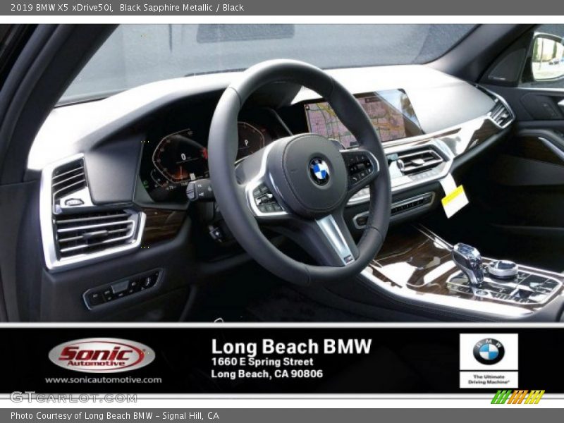 Black Sapphire Metallic / Black 2019 BMW X5 xDrive50i