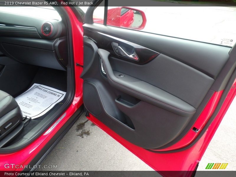 Red Hot / Jet Black 2019 Chevrolet Blazer RS AWD