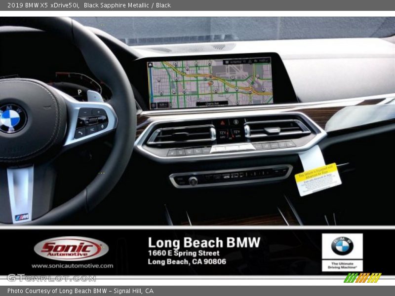 Black Sapphire Metallic / Black 2019 BMW X5 xDrive50i