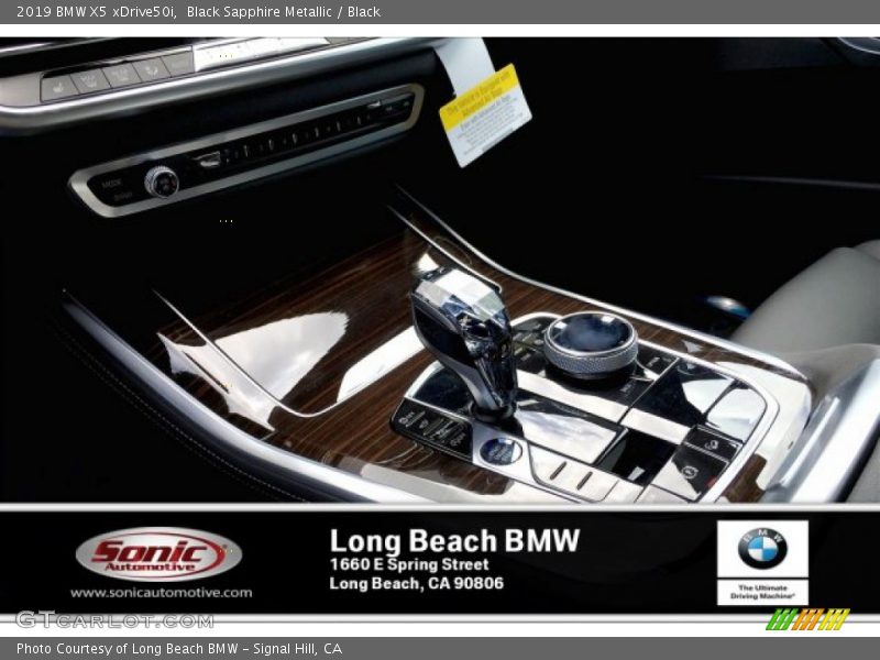 Black Sapphire Metallic / Black 2019 BMW X5 xDrive50i