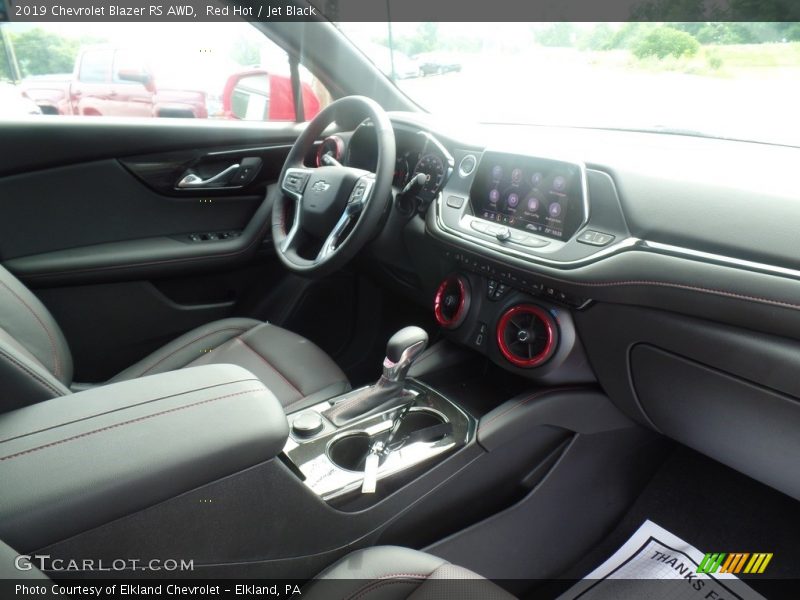 Red Hot / Jet Black 2019 Chevrolet Blazer RS AWD