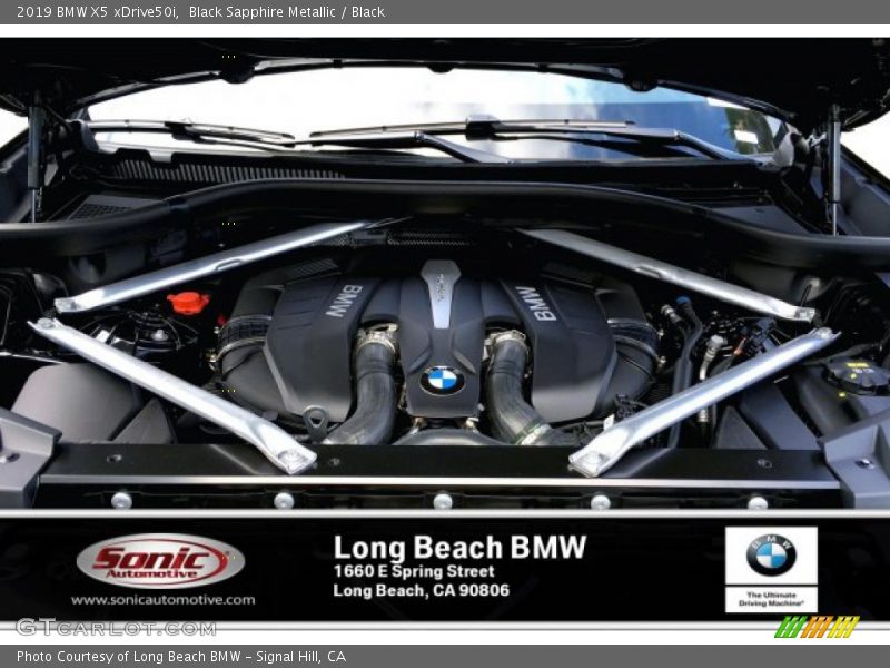 Black Sapphire Metallic / Black 2019 BMW X5 xDrive50i