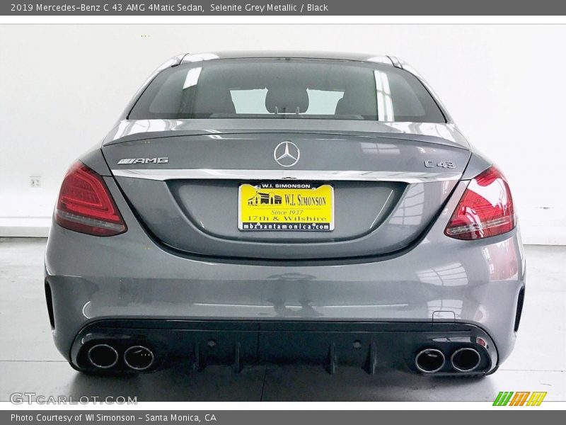Selenite Grey Metallic / Black 2019 Mercedes-Benz C 43 AMG 4Matic Sedan