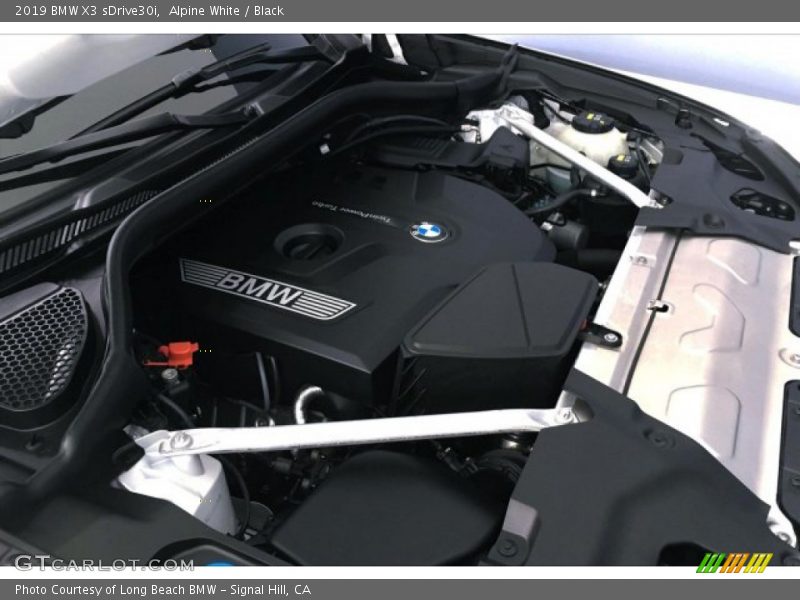 Alpine White / Black 2019 BMW X3 sDrive30i
