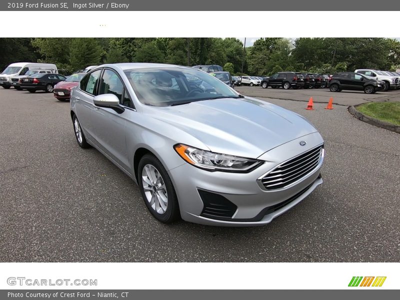 Ingot Silver / Ebony 2019 Ford Fusion SE