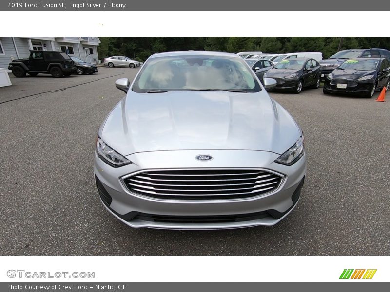 Ingot Silver / Ebony 2019 Ford Fusion SE