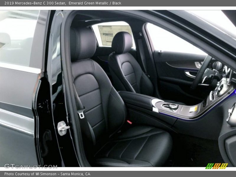 Emerald Green Metallic / Black 2019 Mercedes-Benz C 300 Sedan
