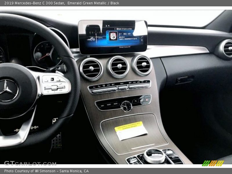 Emerald Green Metallic / Black 2019 Mercedes-Benz C 300 Sedan