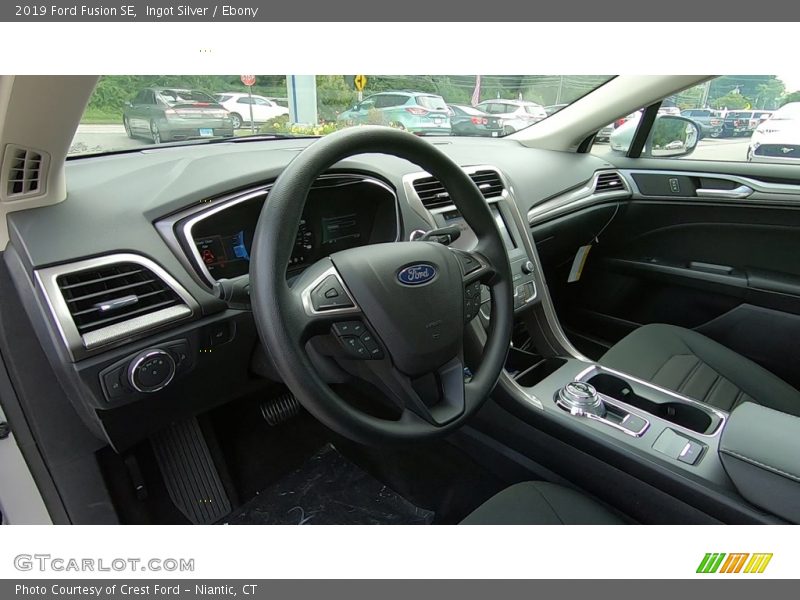 Ingot Silver / Ebony 2019 Ford Fusion SE