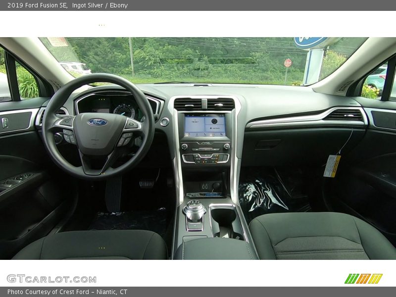 Ingot Silver / Ebony 2019 Ford Fusion SE