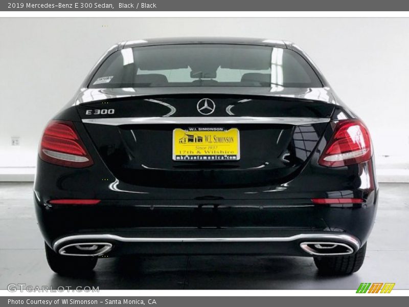 Black / Black 2019 Mercedes-Benz E 300 Sedan