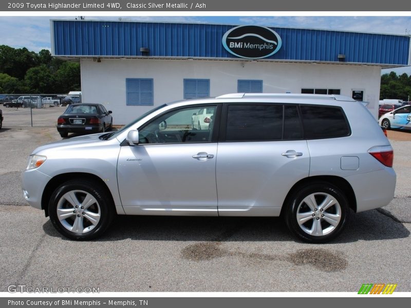 Classic Silver Metallic / Ash 2009 Toyota Highlander Limited 4WD