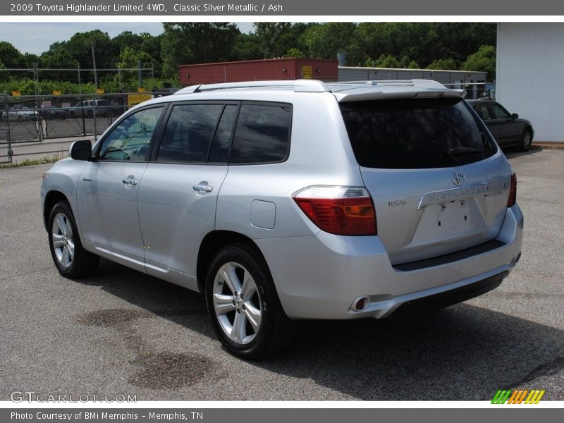 Classic Silver Metallic / Ash 2009 Toyota Highlander Limited 4WD