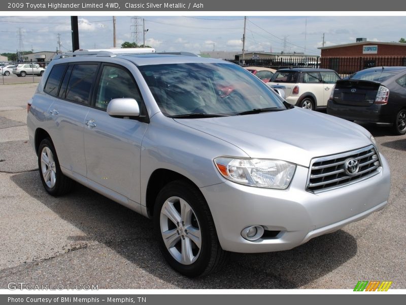 Classic Silver Metallic / Ash 2009 Toyota Highlander Limited 4WD