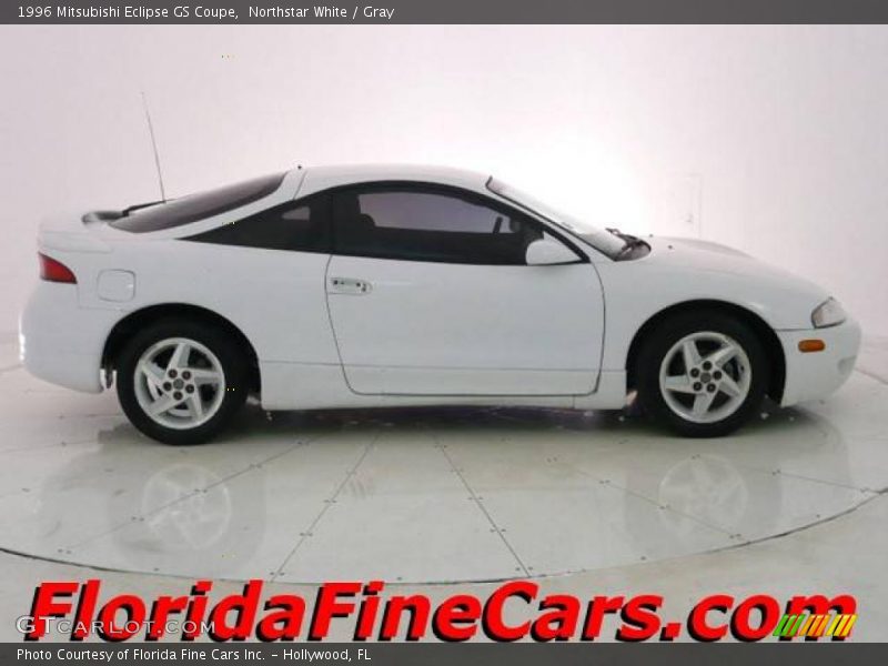 Northstar White / Gray 1996 Mitsubishi Eclipse GS Coupe
