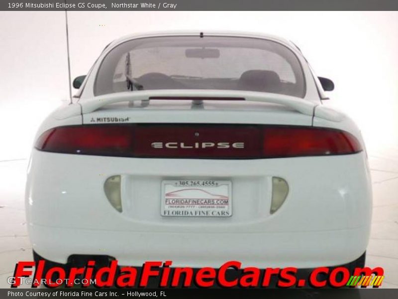 Northstar White / Gray 1996 Mitsubishi Eclipse GS Coupe
