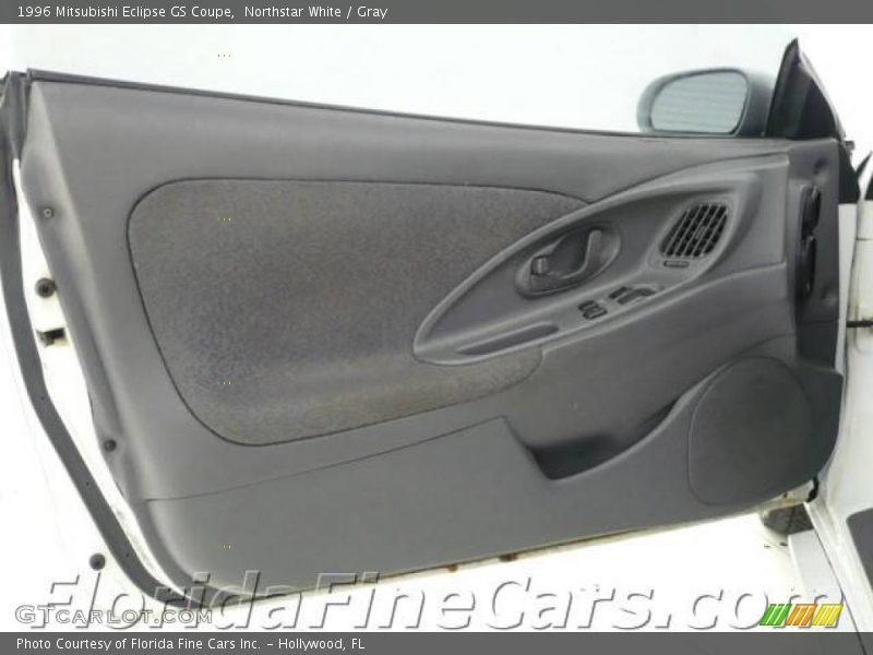Northstar White / Gray 1996 Mitsubishi Eclipse GS Coupe