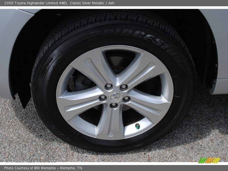Classic Silver Metallic / Ash 2009 Toyota Highlander Limited 4WD