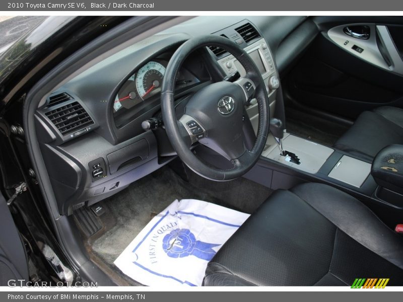 Black / Dark Charcoal 2010 Toyota Camry SE V6