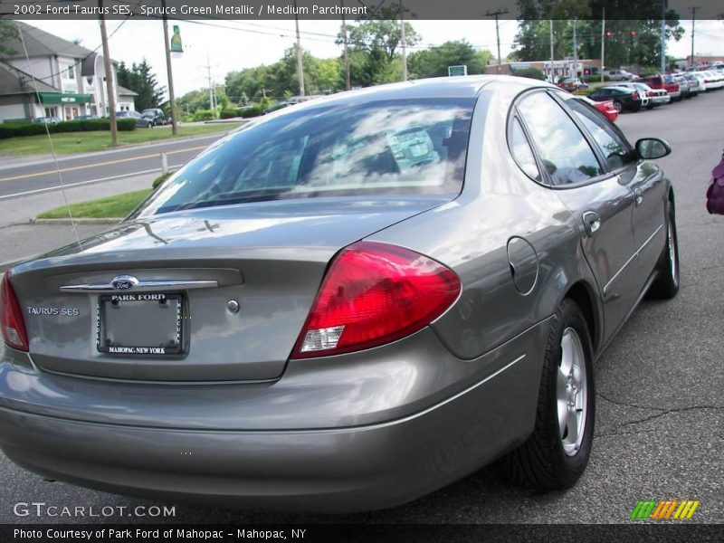 Spruce Green Metallic / Medium Parchment 2002 Ford Taurus SES