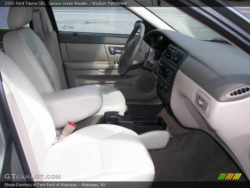 Spruce Green Metallic / Medium Parchment 2002 Ford Taurus SES