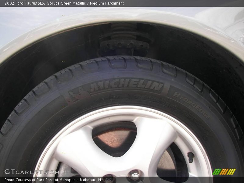 Spruce Green Metallic / Medium Parchment 2002 Ford Taurus SES