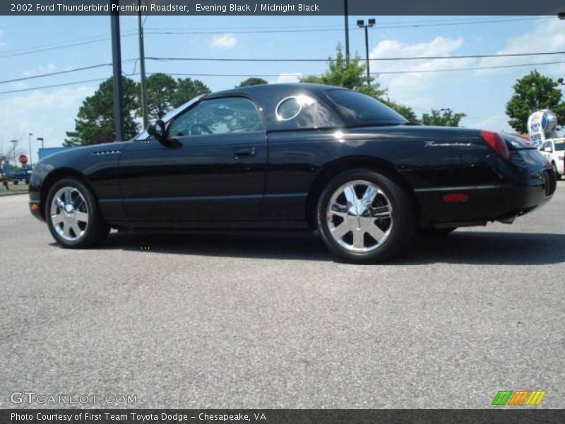 Evening Black / Midnight Black 2002 Ford Thunderbird Premium Roadster