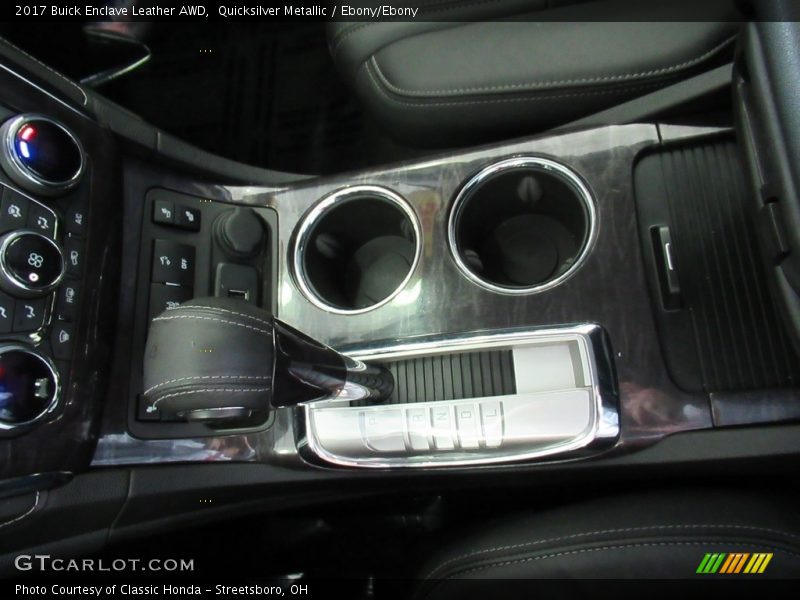 Quicksilver Metallic / Ebony/Ebony 2017 Buick Enclave Leather AWD
