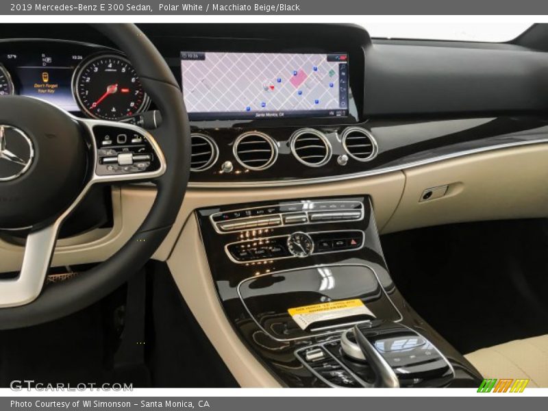 Polar White / Macchiato Beige/Black 2019 Mercedes-Benz E 300 Sedan