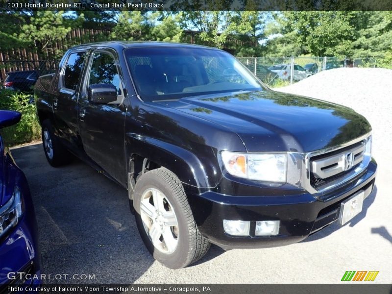 Crystal Black Pearl / Black 2011 Honda Ridgeline RTL