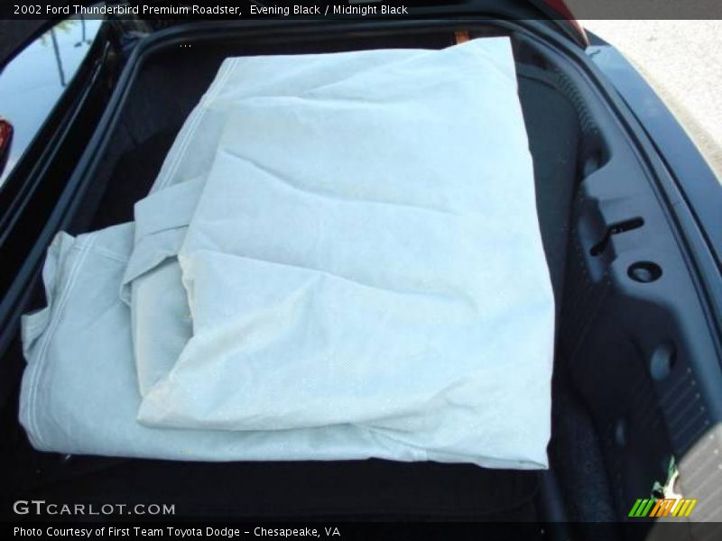 Evening Black / Midnight Black 2002 Ford Thunderbird Premium Roadster