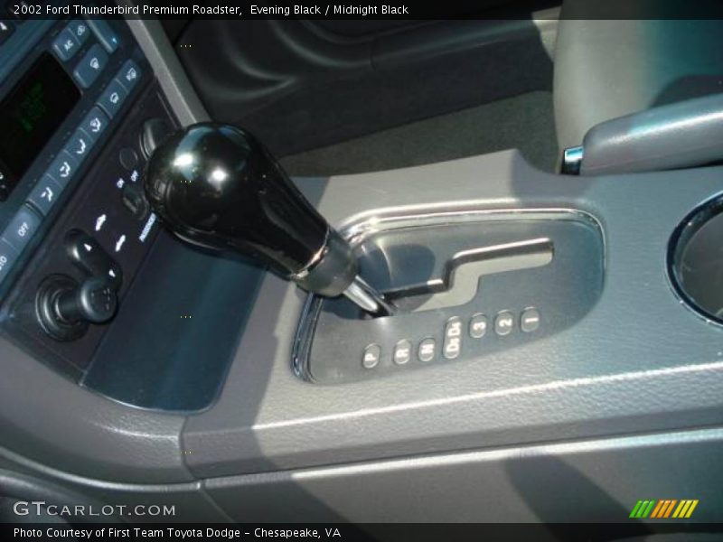 Evening Black / Midnight Black 2002 Ford Thunderbird Premium Roadster