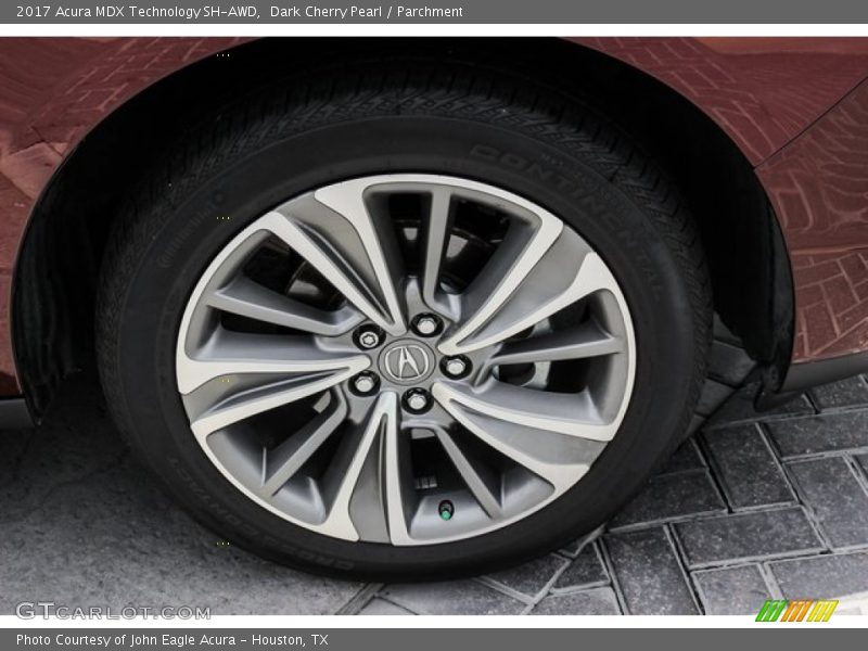 Dark Cherry Pearl / Parchment 2017 Acura MDX Technology SH-AWD