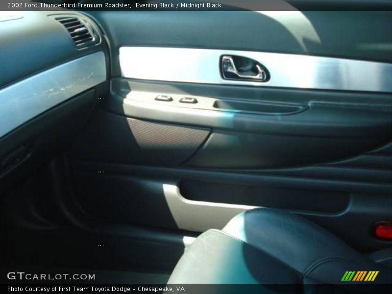 Evening Black / Midnight Black 2002 Ford Thunderbird Premium Roadster