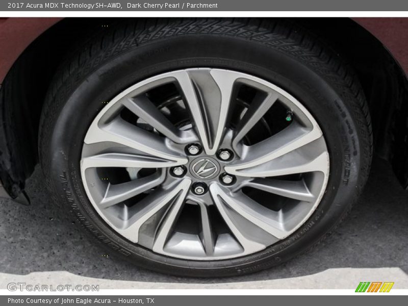 Dark Cherry Pearl / Parchment 2017 Acura MDX Technology SH-AWD