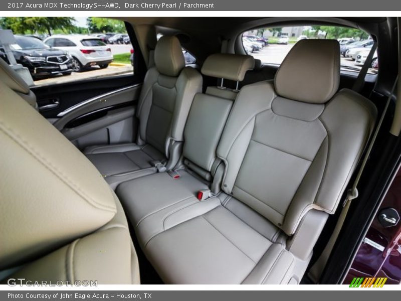 Dark Cherry Pearl / Parchment 2017 Acura MDX Technology SH-AWD
