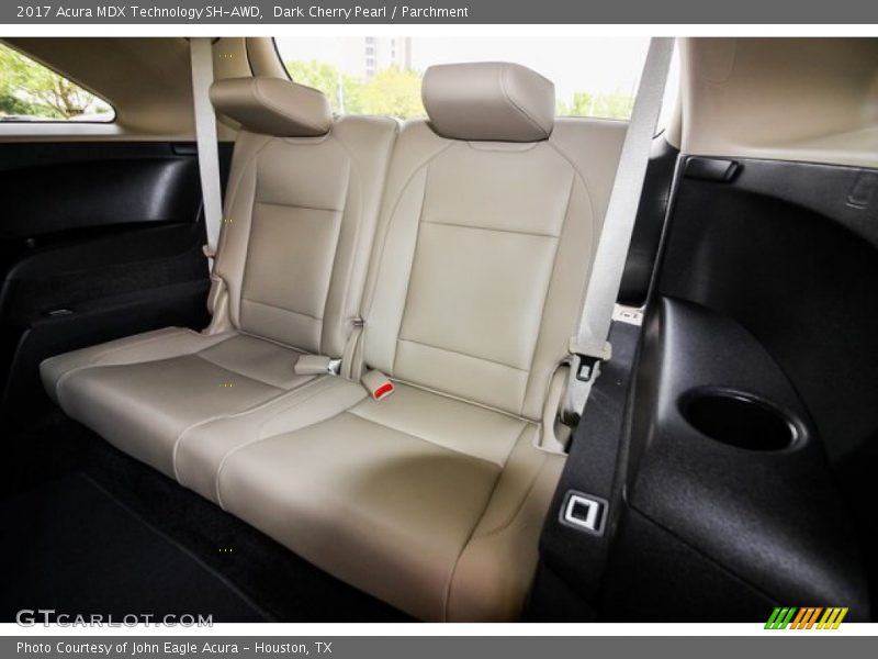Dark Cherry Pearl / Parchment 2017 Acura MDX Technology SH-AWD