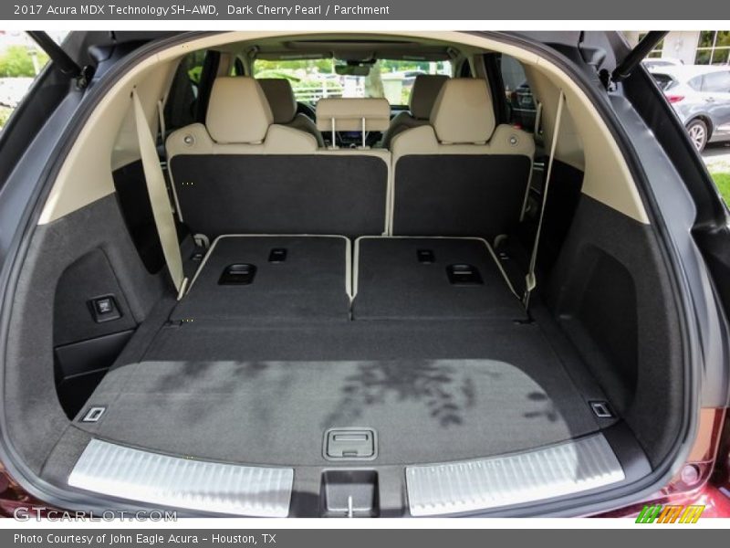 Dark Cherry Pearl / Parchment 2017 Acura MDX Technology SH-AWD