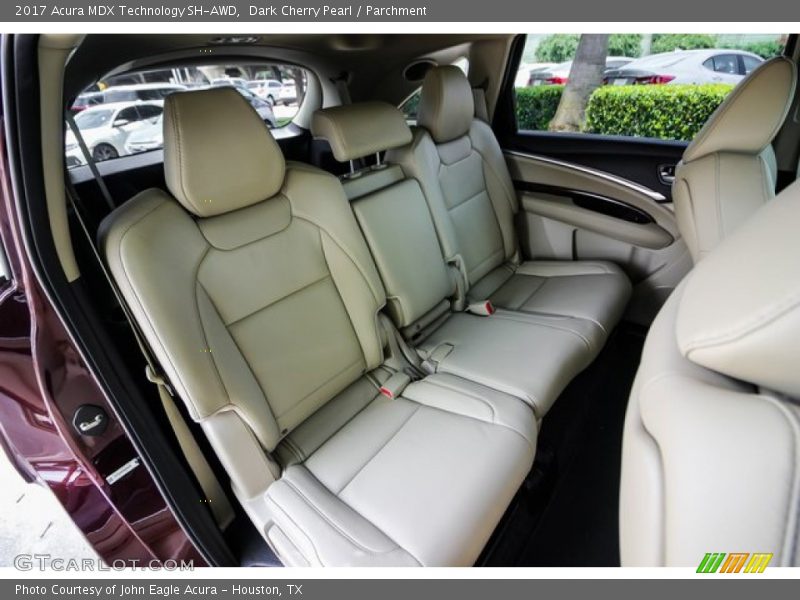Dark Cherry Pearl / Parchment 2017 Acura MDX Technology SH-AWD