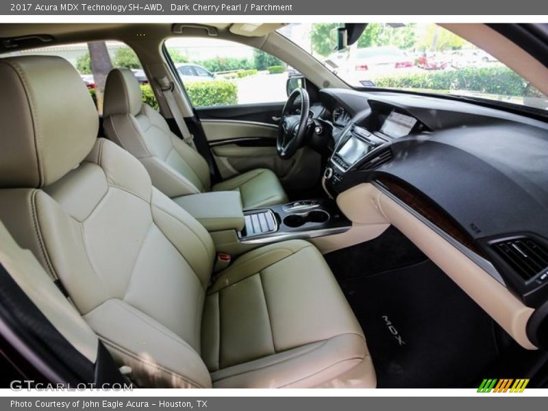 Dark Cherry Pearl / Parchment 2017 Acura MDX Technology SH-AWD