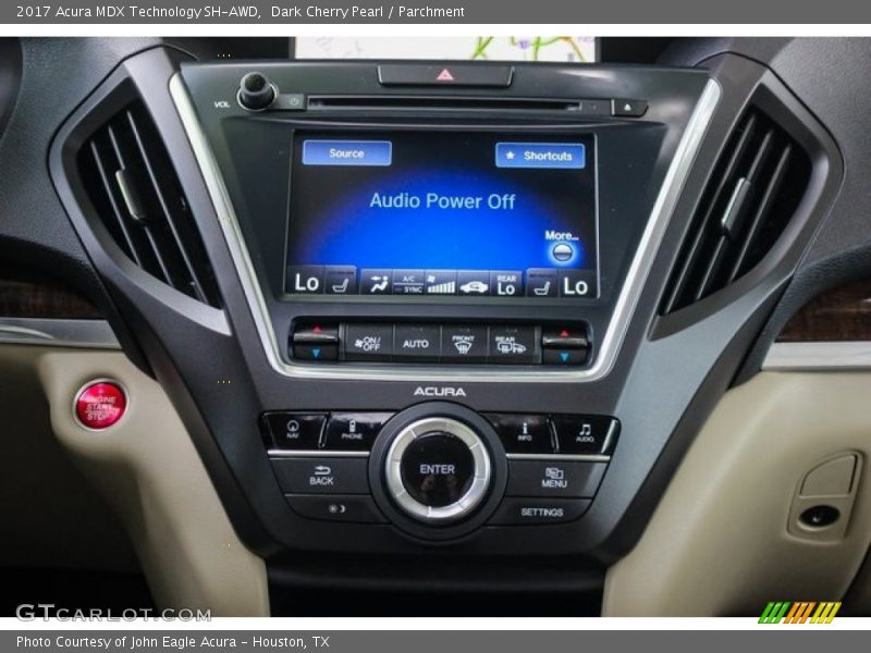 Dark Cherry Pearl / Parchment 2017 Acura MDX Technology SH-AWD