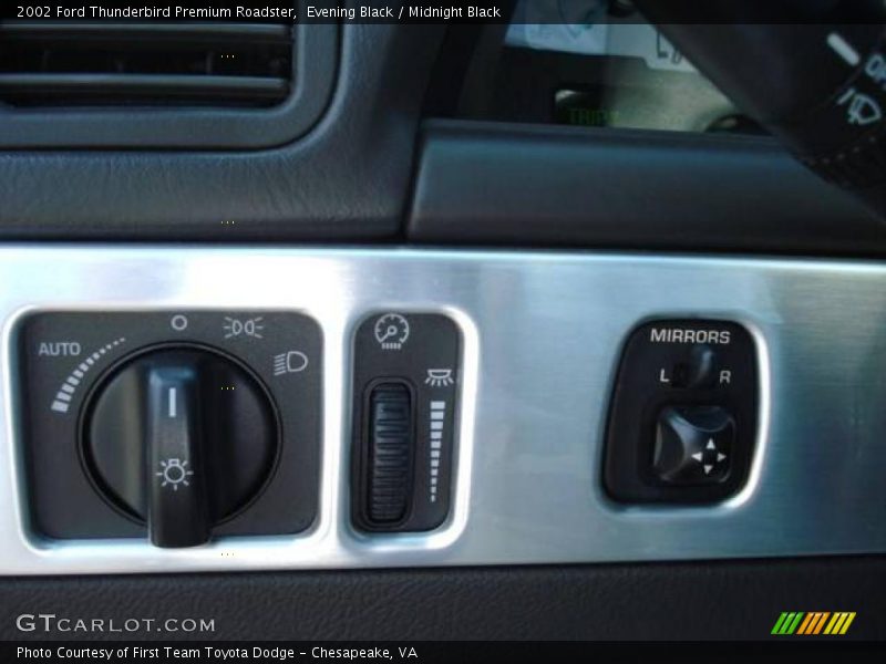 Evening Black / Midnight Black 2002 Ford Thunderbird Premium Roadster