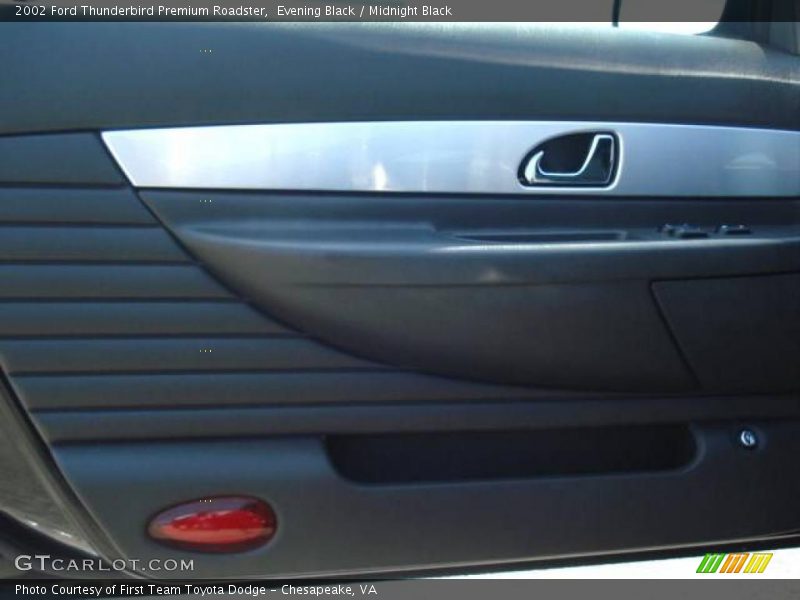 Evening Black / Midnight Black 2002 Ford Thunderbird Premium Roadster