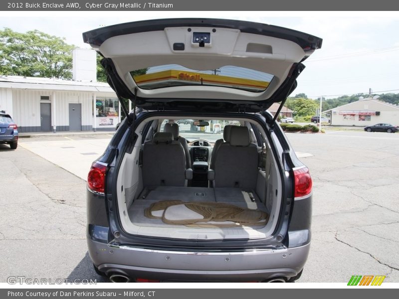 Cyber Gray Metallic / Titanium 2012 Buick Enclave AWD