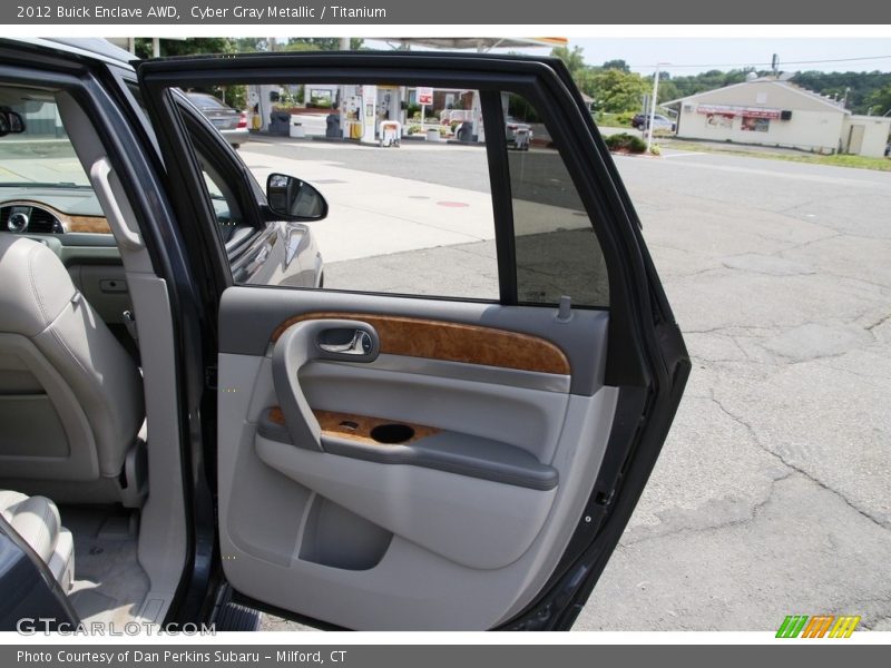 Cyber Gray Metallic / Titanium 2012 Buick Enclave AWD