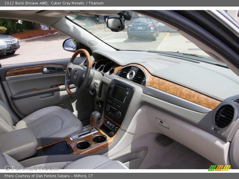 Cyber Gray Metallic / Titanium 2012 Buick Enclave AWD