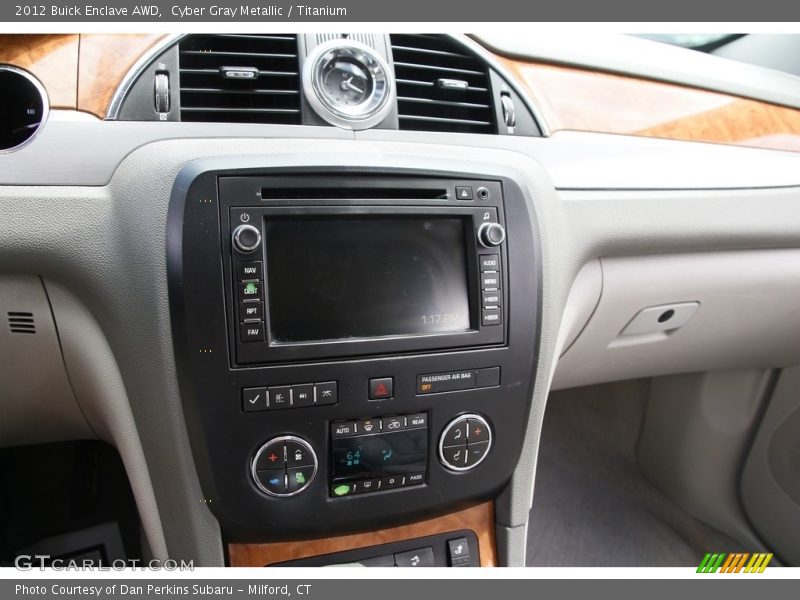 Cyber Gray Metallic / Titanium 2012 Buick Enclave AWD